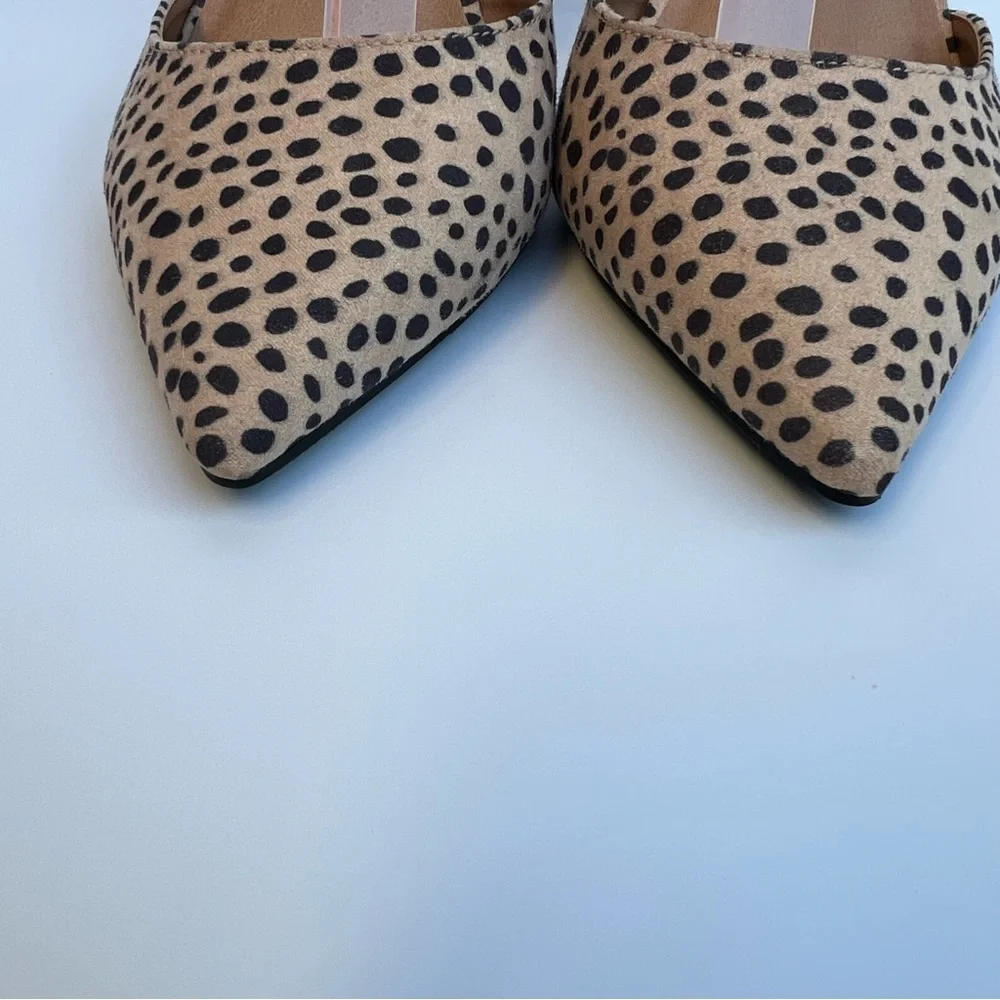 Torrid Cheetah Print Ankle Strap Pump Heals Size 8WW - Picture 6 of 12